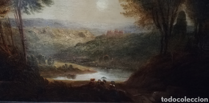 Arte: &Oacute;leo sobre tabla s. XIX (ca. 1835) - Foto 1