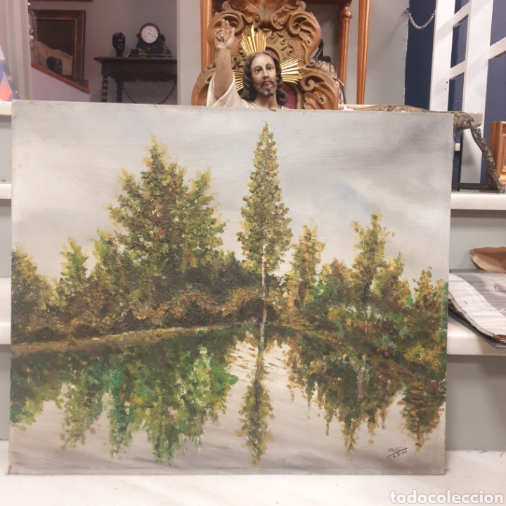 Arte: &Oacute;leo sobre lienzo 55x46 - Foto 1
