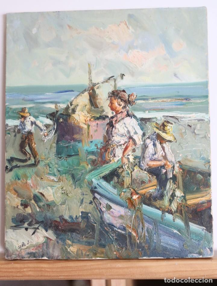 Arte: OLEO FIRMADO, La pintura mide 27X22 cm