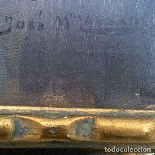 Arte: CUADRO AL OLEO JOSE MAR&Iacute;A LABRADOR - Foto 4
