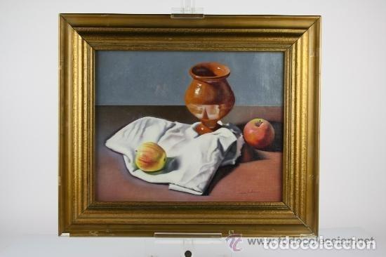 Art: JAUME GUBIANAS I JOVES. BODEG&Oacute;N CON FRUTAS. OLEO SOBRE LIENZO. 1950