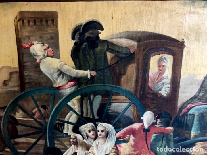 Arte: &Oacute;leo sobre lienzo. Gran formato. Versi&oacute;n de &ldquo;El Cacharrero&rdquo;. - Foto 3