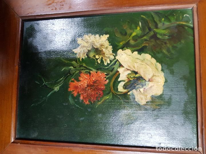 Arte: Cuadro &oacute;leo flores - Foto 8