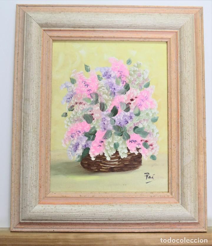 Arte: OLEO FIRMADO CON MARCO