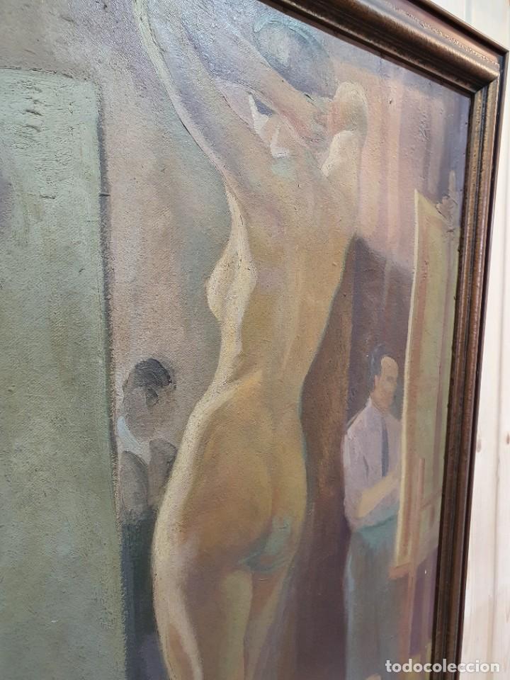 Arte: -OLEO SOBRE TABLA FIRMADO - Foto 3