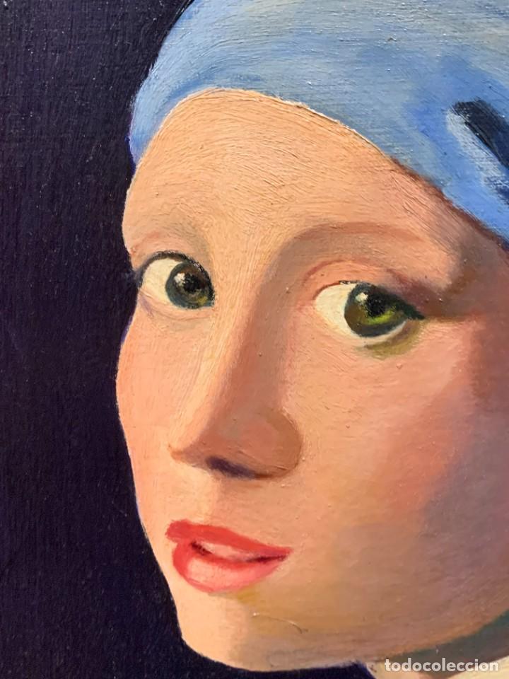 Arte: PRECIOSA VERSION MUCHACHA DE LA PERLA, VERMEER - Foto 3