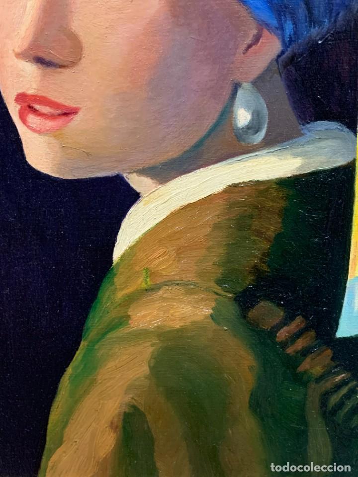 Arte: PRECIOSA VERSION MUCHACHA DE LA PERLA, VERMEER - Foto 5