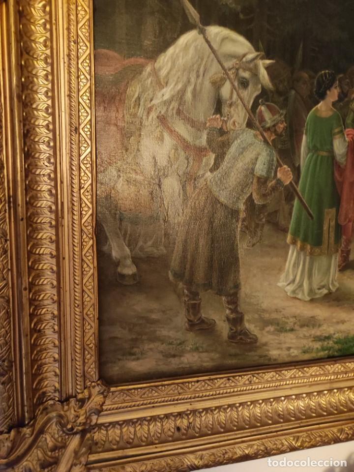 Arte: Escena medieval. Siglo XIX - Foto 4