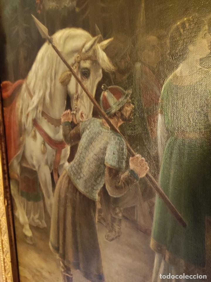 Arte: Escena medieval. Siglo XIX - Foto 9