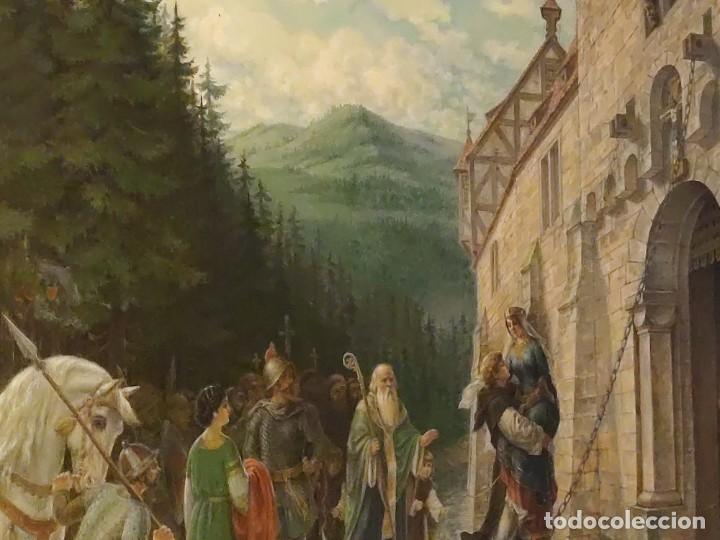 Arte: Escena medieval. Siglo XIX - Foto 11
