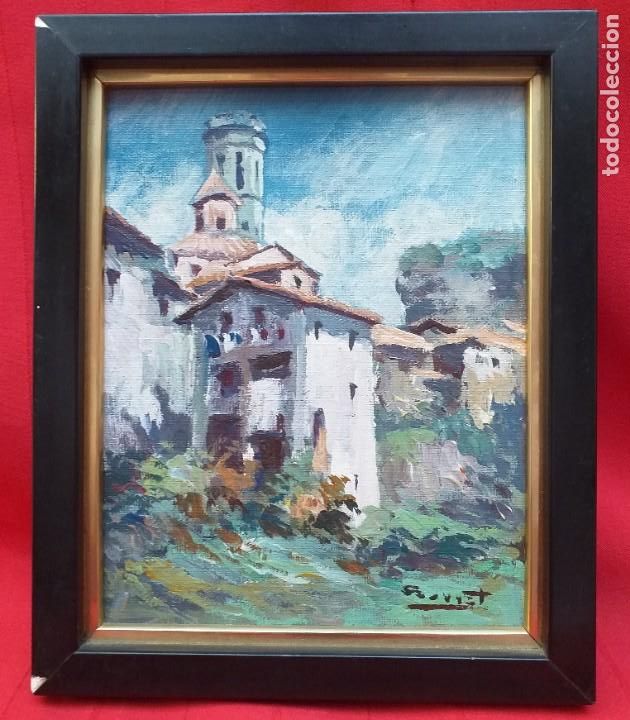 Arte: &Oacute;LEO SOBRE TABLA FIRMADO SERRAT - Foto 2
