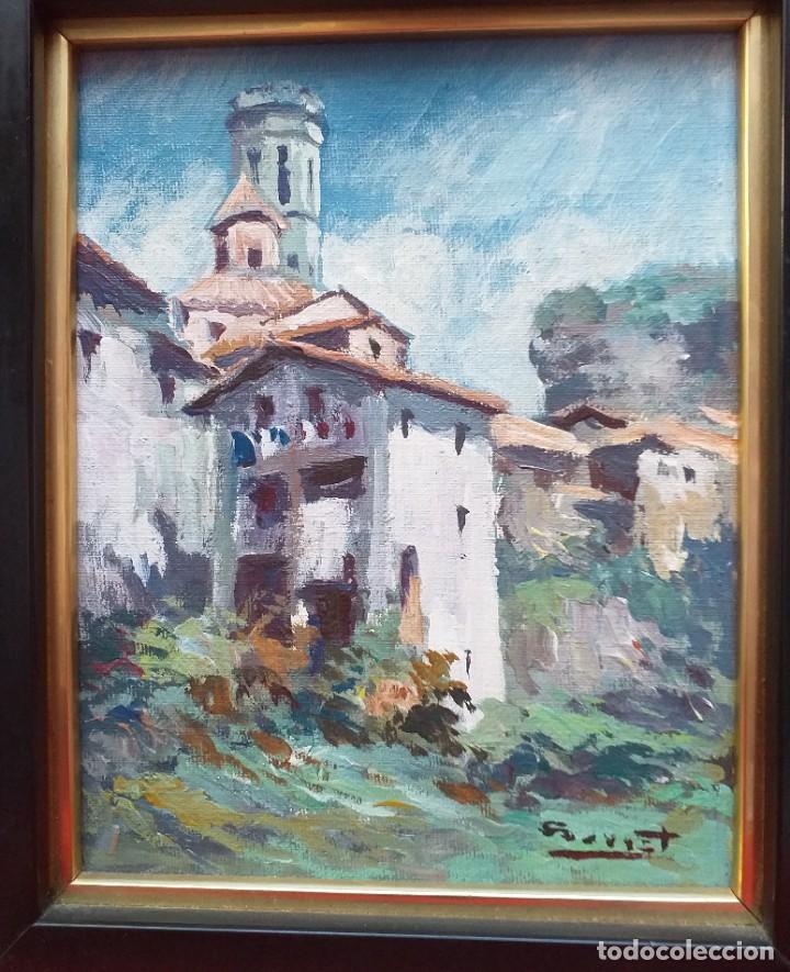 Arte: &Oacute;LEO SOBRE TABLA FIRMADO SERRAT - Foto 3