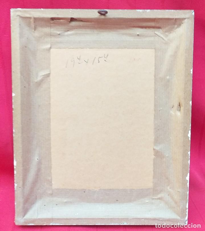 Arte: &Oacute;LEO SOBRE TABLA FIRMADO SERRAT - Foto 8