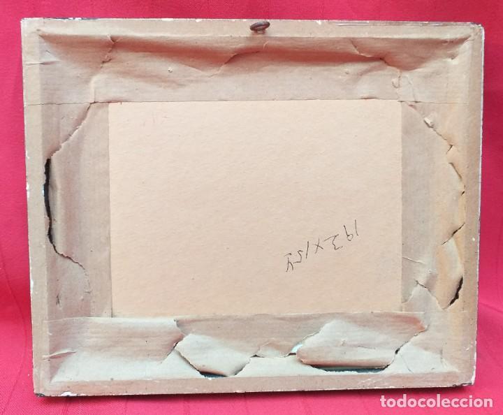 Arte: &Oacute;LEO SOBRE TABLA FIRMADO SERRAT - Foto 7