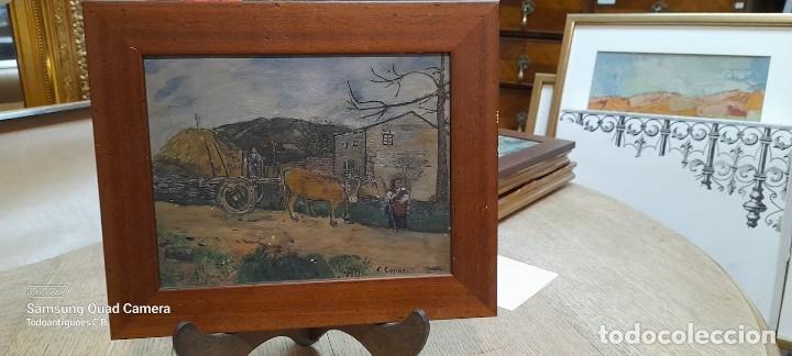 Arte: Oleo sobre tabla firmado E.Copado REF-4356 - Foto 1