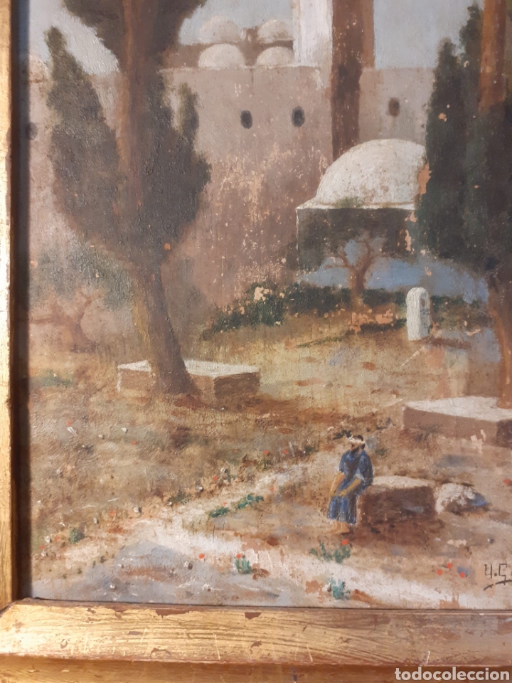 Arte: &Oacute;leo sobre tabla s.XIX - Foto 3