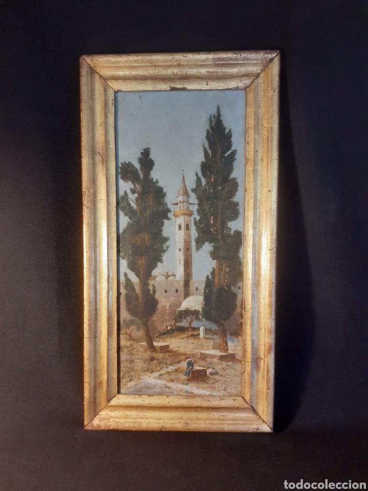 Arte: &Oacute;leo sobre tabla s.XIX - Foto 1