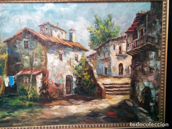 Arte: &Oacute;leo sobre lienzo firmado Ramos - Foto 3