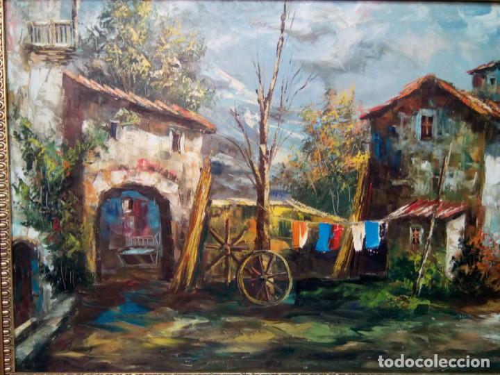 Arte: &Oacute;leo sobre lienzo firmado Ramos - Foto 5