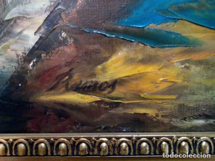 Arte: &Oacute;leo sobre lienzo firmado Ramos - Foto 7