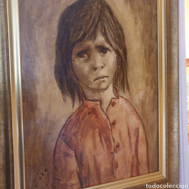 Arte: &Oacute;leo sobre tabla. Gitanillo 50x65 - Foto 3