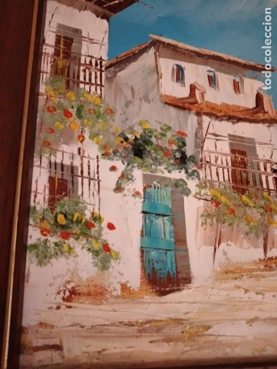 Arte: &Oacute;LEO SOBRE TABLA.FIRMADO RIBERA. - Foto 4