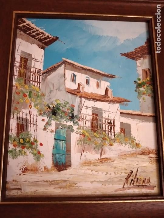 Arte: &Oacute;LEO SOBRE TABLA.FIRMADO RIBERA. - Foto 6