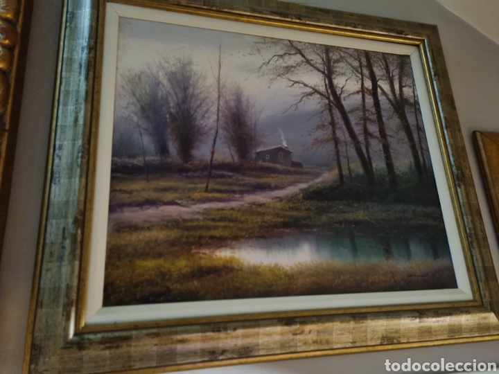 Arte: &Oacute;leo sobre Lienzo. Pintor D&iacute;az de Cerea. - Foto 1