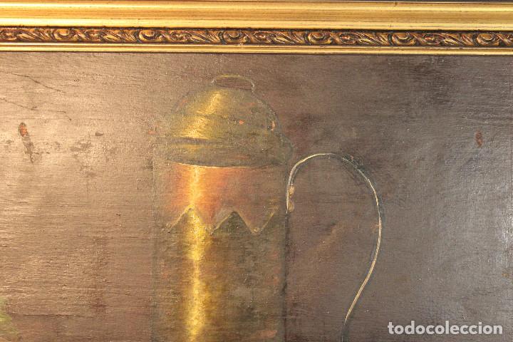Arte: CUADRO BODEGON JARRA Y FRUTAS - Foto 2