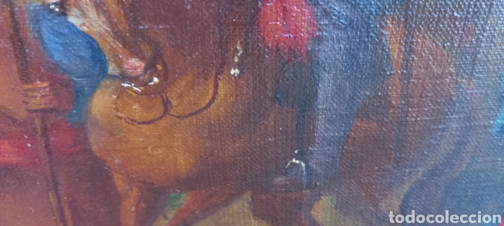 Arte: Antiguo cuadro oleo sobre lienzo - Foto 3