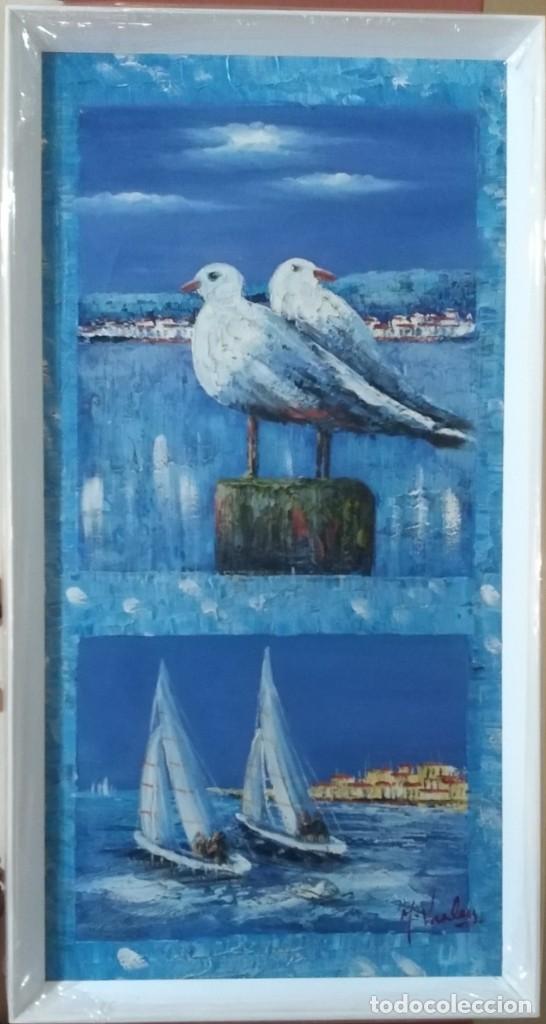 Arte: M. Varley, &oacute;leo sobre lienzo - Foto 1
