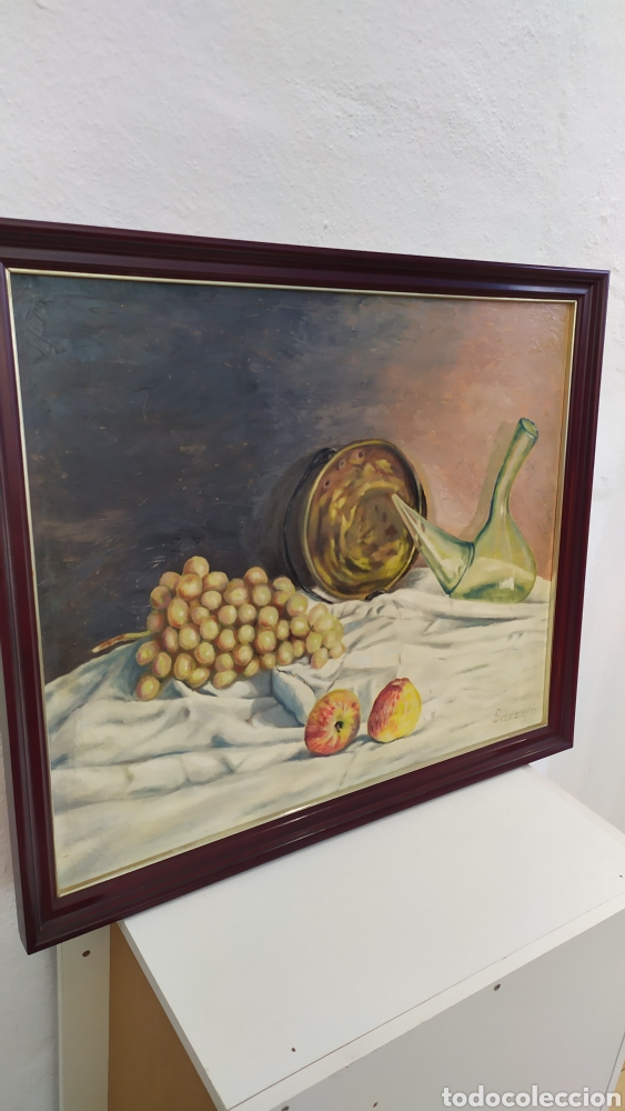 Arte: Cuadro de Baeza bodeg&oacute;n de &oacute;leo en lienzo - Foto 4