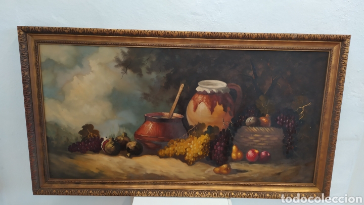 Arte: Cuadro bodeg&oacute;n grande &oacute;leo sobre lienzo - Foto 3