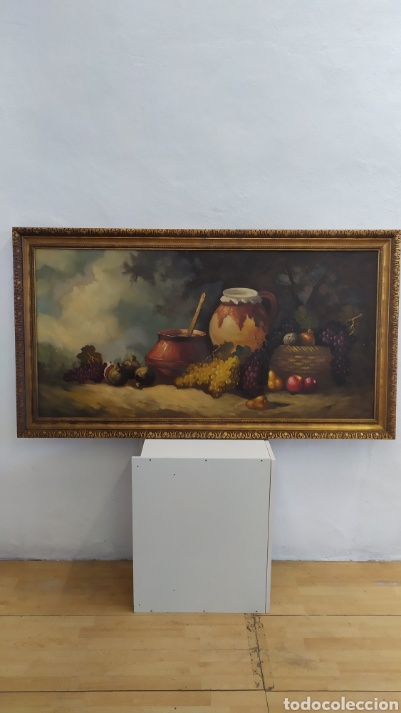 Arte: Cuadro bodeg&oacute;n grande &oacute;leo sobre lienzo - Foto 4