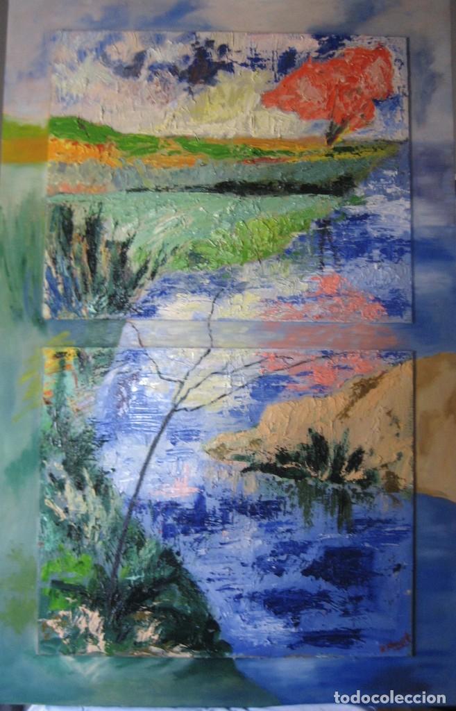 Arte: fragmento paisaje fluvial - Foto 1