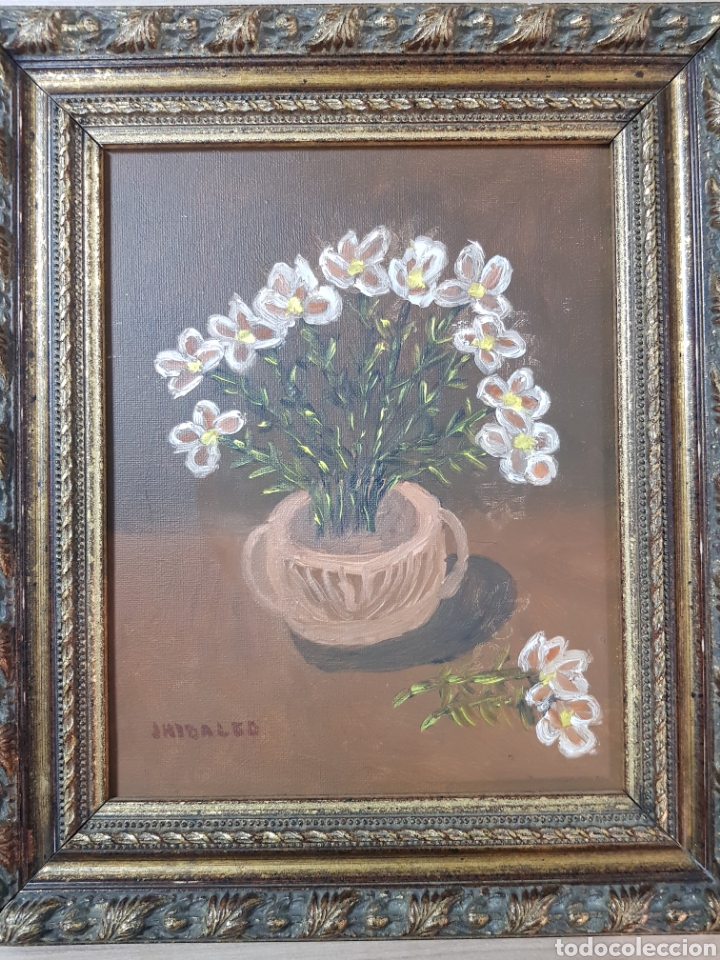 Arte: &Oacute;LEO SOBRE LIENZO 33x28CM - Foto 2