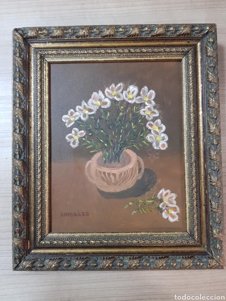 Arte: &Oacute;LEO SOBRE LIENZO 33x28CM - Foto 1