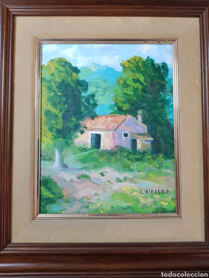 Arte: &Oacute;LEO SOBRE LIENZO 40X35CM - Foto 2