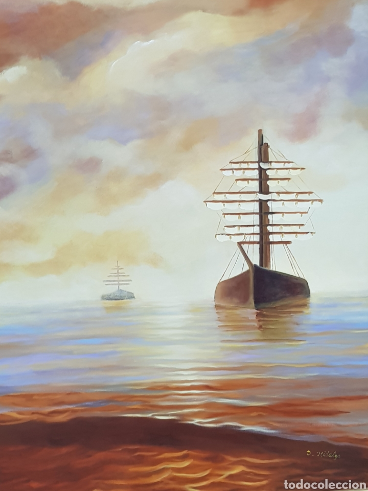 Arte: &Oacute;LEO SOBRE LIENZO 114x79CM - Foto 2