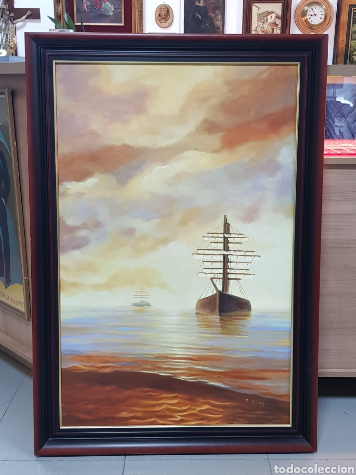 Arte: &Oacute;LEO SOBRE LIENZO 114x79CM - Foto 1