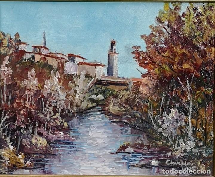 Arte: &Oacute;leo sobre Lienzo de Antonio Claver&iacute;a - Foto 2