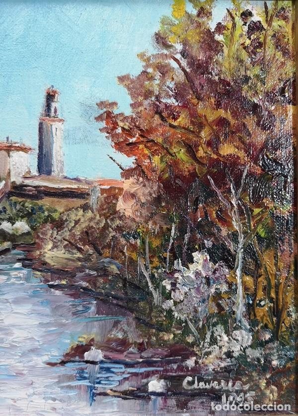 Arte: &Oacute;leo sobre Lienzo de Antonio Claver&iacute;a - Foto 4