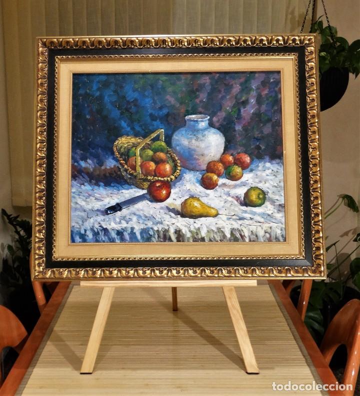 Arte: Сuadro de bodeg&oacute;n hecho al &oacute;leo sobre lienzo - Foto 2