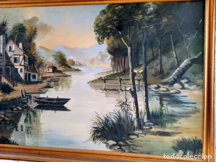 Arte: Cuadro grande con &oacute;leo sobre lienzo - Foto 3
