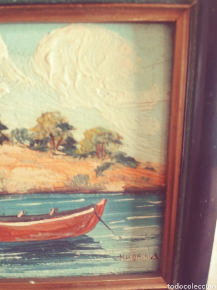 Arte: 2 cuadros oleo sobre tabla - Foto 7
