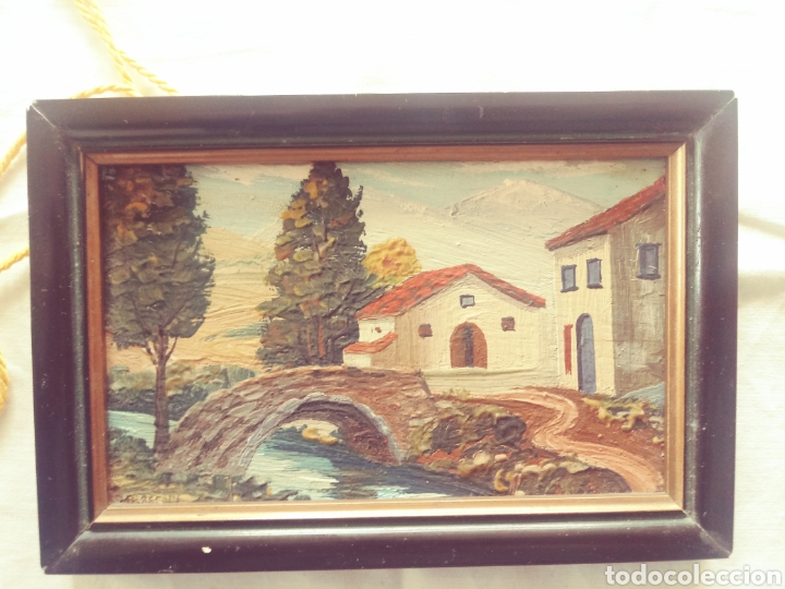 Arte: 2 cuadros oleo sobre tabla - Foto 15