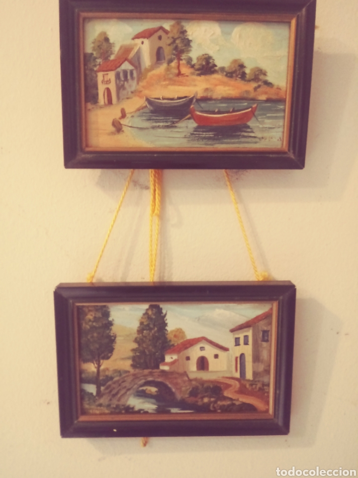 Arte: 2 cuadros oleo sobre tabla - Foto 16