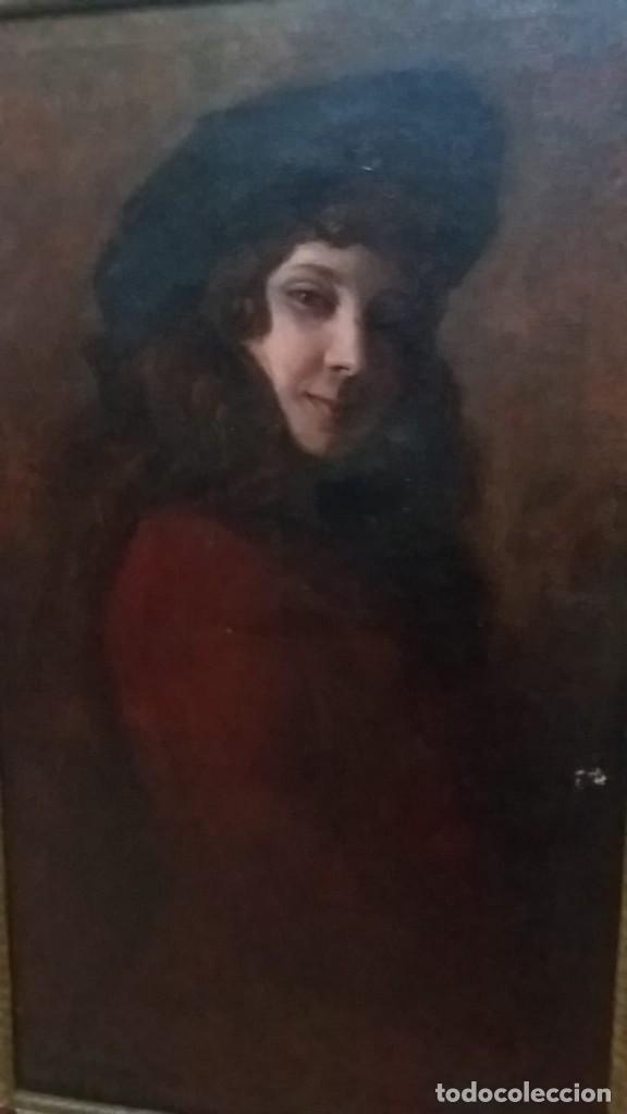 Arte: &oacute;leo antiguo retrato - Foto 1