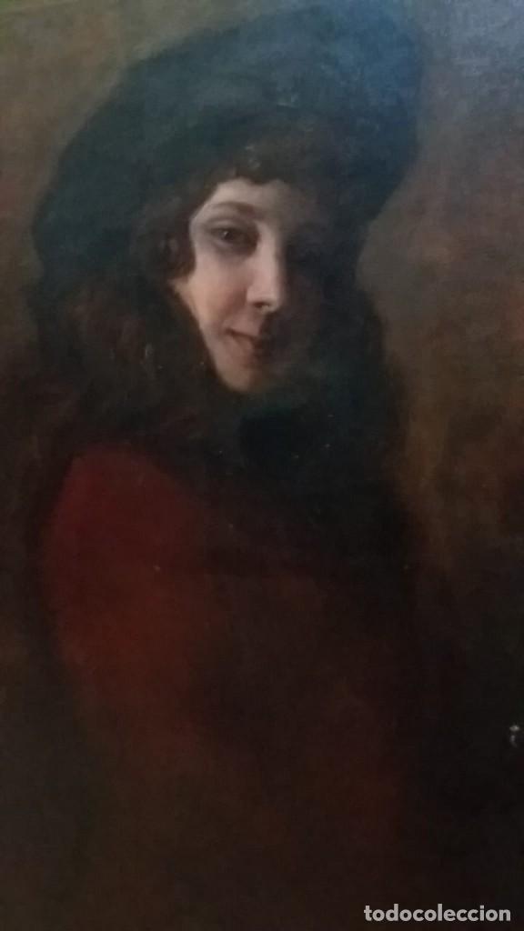 Arte: &oacute;leo antiguo retrato - Foto 2