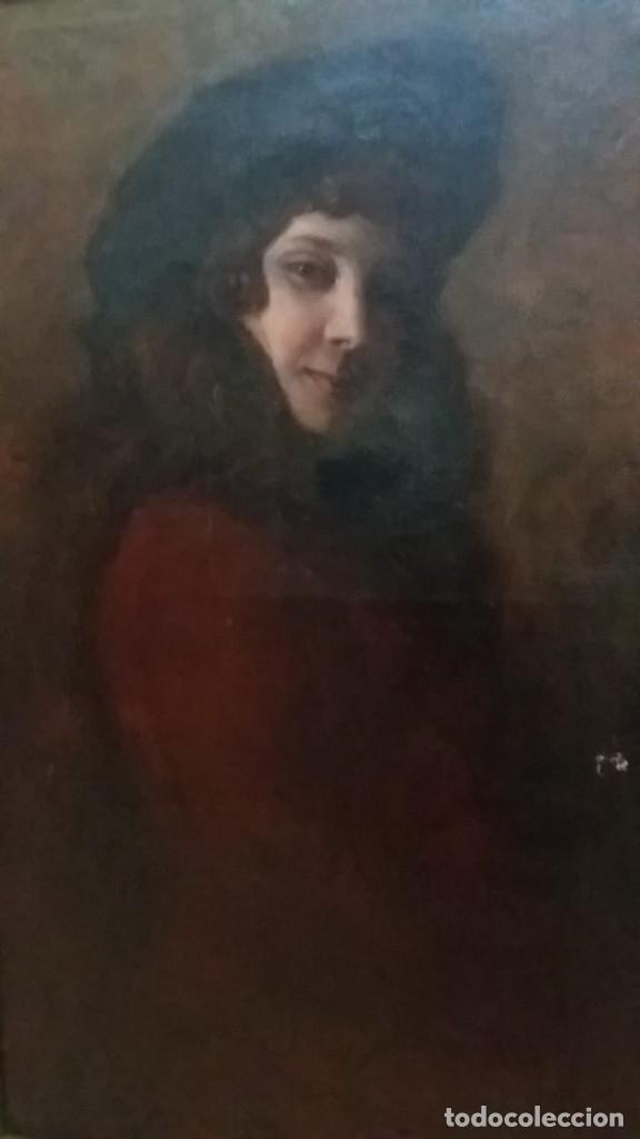 Arte: &oacute;leo antiguo retrato - Foto 3